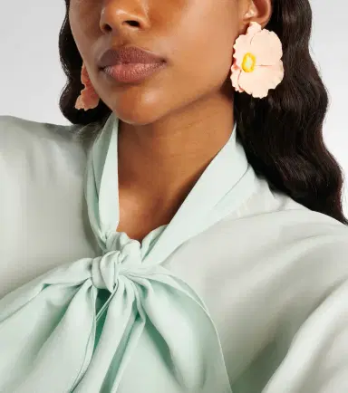 Jennifer Behr Demetria floral earrings | Thumbnail 6