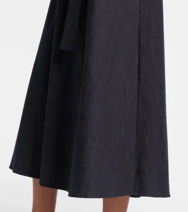 Altuzarra Lydia wrapped denim midi dress | Thumbnail 3 Altuzarra Lydia wrapped denim midi dress | Thumbnail 3