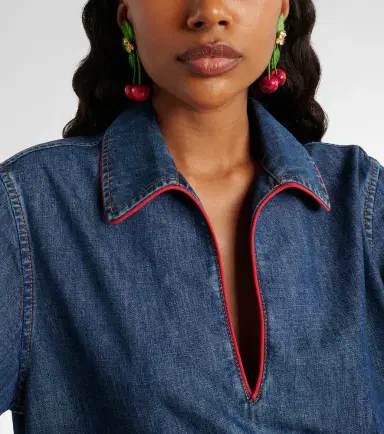 Jennifer Behr Maraschino embellished drop earrings | Thumbnail 6