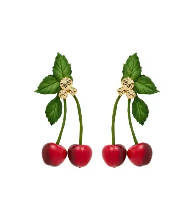 Jennifer Behr Maraschino embellished drop earrings | Thumbnail 1