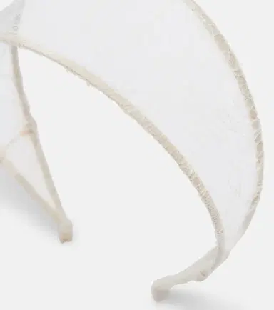 Jennifer Behr Thalia silk lace headband | Thumbnail 2 Jennifer Behr Thalia silk lace headband | Thumbnail 2