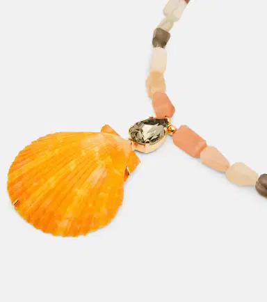 Jennifer Behr Syrena embellished pendant necklace | Thumbnail 2