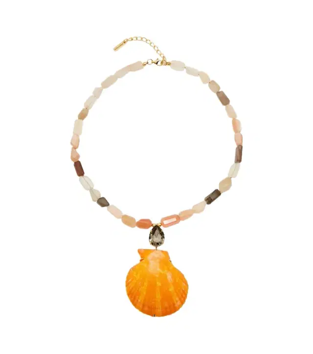 Jennifer Behr Syrena embellished pendant necklace