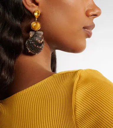 Jennifer Behr Augustine crystal-embellished drop earrings | Thumbnail 5