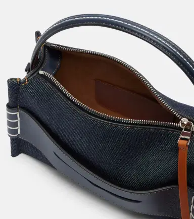 JW Anderson Loafer Small denim shoulder bag | Thumbnail 3