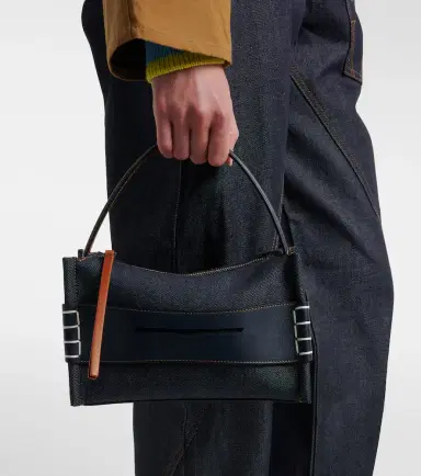 JW Anderson Loafer Small denim shoulder bag | Thumbnail 4