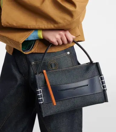 JW Anderson Loafer Small denim shoulder bag | Thumbnail 6