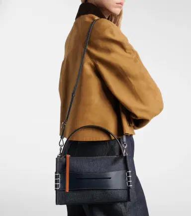 JW Anderson Loafer Small denim shoulder bag | Thumbnail 7