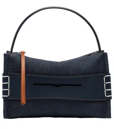 JW Anderson Loafer Small denim shoulder bag | Thumbnail 1