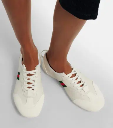 Gucci Flex suede and leather sneakers | Thumbnail 5 Gucci Flex suede and leather sneakers | Thumbnail 5