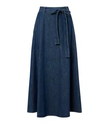 Valentino Chambray midi skirt | Thumbnail 1 Valentino Chambray midi skirt | Thumbnail 1