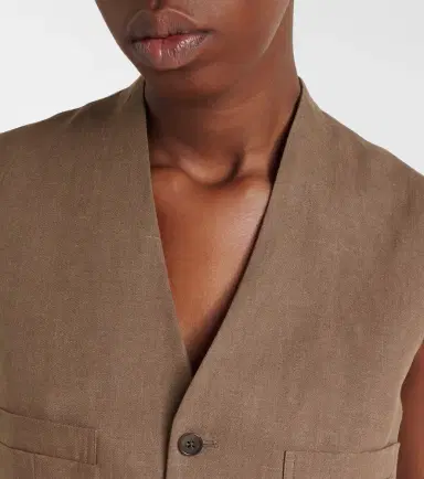 Ralph Lauren Collection Jaiden linen vest | Thumbnail 3 Ralph Lauren Collection Jaiden linen vest | Thumbnail 3