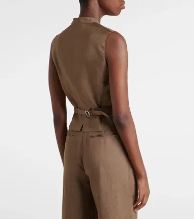 Ralph Lauren Collection Jaiden linen vest | Thumbnail 5 Ralph Lauren Collection Jaiden linen vest | Thumbnail 5