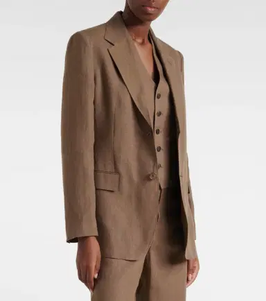 Ralph Lauren Collection Jaiden linen vest | Thumbnail 6 Ralph Lauren Collection Jaiden linen vest | Thumbnail 6