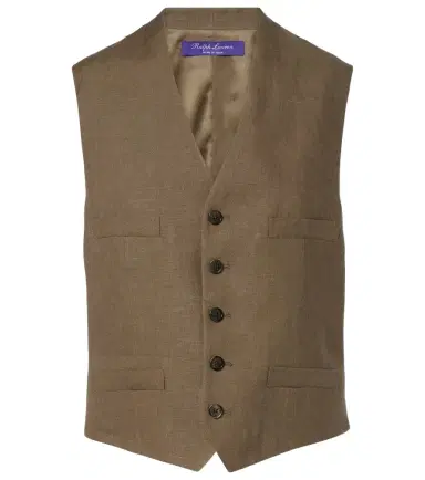 Ralph Lauren Collection Jaiden linen vest | Thumbnail 1 Ralph Lauren Collection Jaiden linen vest | Thumbnail 1