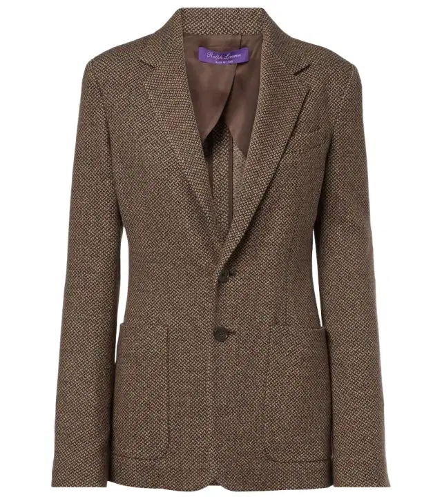 Hailey wool, silk, and cashmere blazer