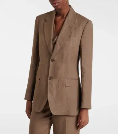 Ralph Lauren Collection Marcy linen blazer | Thumbnail 2 Ralph Lauren Collection Marcy linen blazer | Thumbnail 2