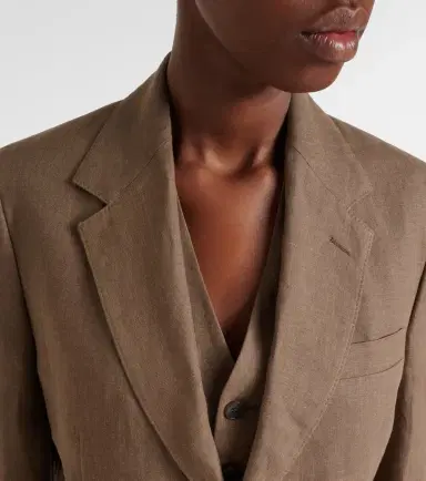 Ralph Lauren Collection Marcy linen blazer | Thumbnail 6 Ralph Lauren Collection Marcy linen blazer | Thumbnail 6