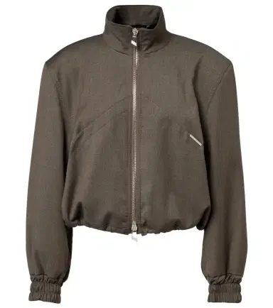 The Attico Virgin wool-blend bomber jacket | Thumbnail 1