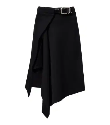The Attico Asymmetric virgin wool wrap skirt | Thumbnail 1 The Attico Asymmetric virgin wool wrap skirt | Thumbnail 1