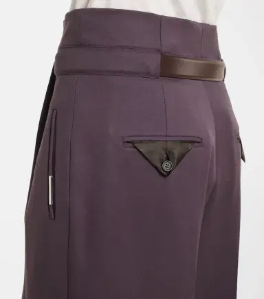 The Attico Pleated virgin wool wide-leg pants | Thumbnail 2 The Attico Pleated virgin wool wide-leg pants | Thumbnail 2
