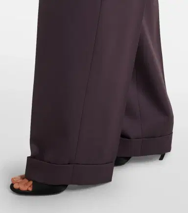 The Attico Pleated virgin wool wide-leg pants | Thumbnail 5 The Attico Pleated virgin wool wide-leg pants | Thumbnail 5