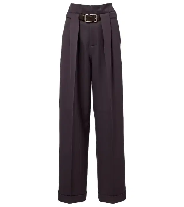 The Attico Pleated virgin wool wide-leg pants