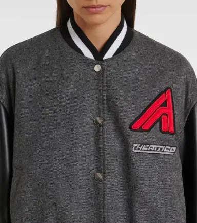 The Attico Wool-blend varsity jacket | Thumbnail 4 The Attico Wool-blend varsity jacket | Thumbnail 4