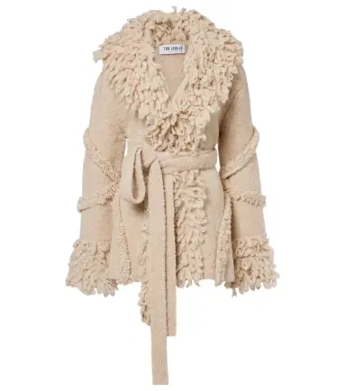 The Attico Fringed wool and cashmere-blend cardigan | Thumbnail 1