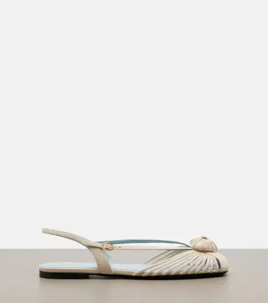Valentino Garavani Caur Royal leather slingback flats | Thumbnail 4