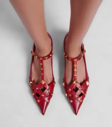 Valentino Garavani Studdy leather ballet flats | Thumbnail 6