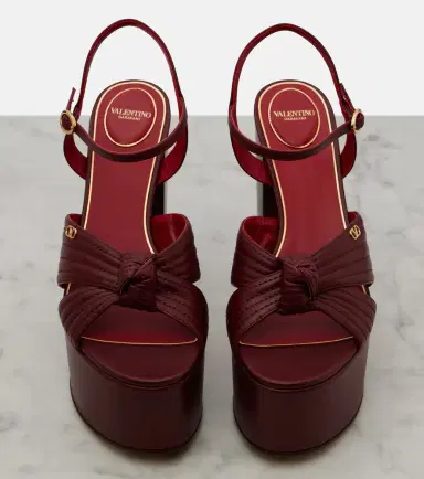 Valentino Garavani Crasher VLogo leather platform sandals | Thumbnail 2 Valentino Garavani Crasher VLogo leather platform sandals | Thumbnail 2
