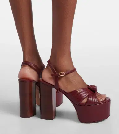 Valentino Garavani Crasher VLogo leather platform sandals | Thumbnail 5 Valentino Garavani Crasher VLogo leather platform sandals | Thumbnail 5