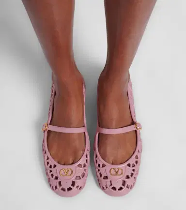 Valentino Garavani Ondette VLogo Mary Jane flats | Thumbnail 6