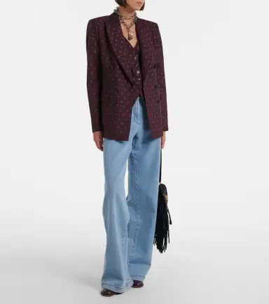 Etro Floral wool and cotton jacquard blazer | Thumbnail 2 Etro Floral wool and cotton jacquard blazer | Thumbnail 2