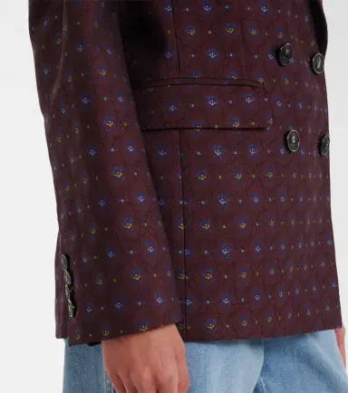 Etro Floral wool and cotton jacquard blazer | Thumbnail 3 Etro Floral wool and cotton jacquard blazer | Thumbnail 3