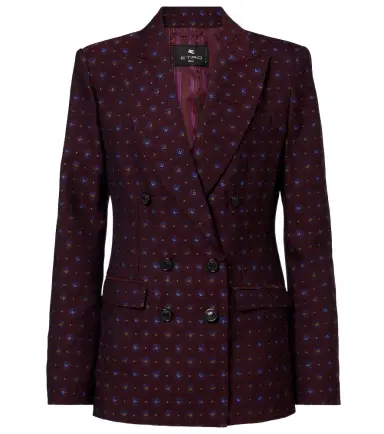 Etro Floral wool and cotton jacquard blazer | Thumbnail 1 Etro Floral wool and cotton jacquard blazer | Thumbnail 1