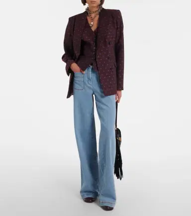 Etro Floral wool and cotton jacquard vest | Thumbnail 5