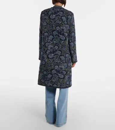 Etro Cotton and wool-blend jacquard coat | Thumbnail 5 Etro Cotton and wool-blend jacquard coat | Thumbnail 5
