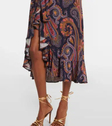 Etro Paisley wrap dress | Thumbnail 3