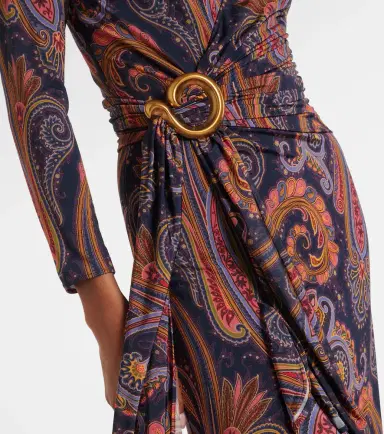 Etro Paisley wrap dress | Thumbnail 5