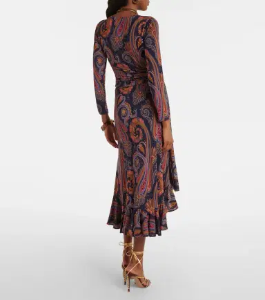 Etro Paisley wrap dress | Thumbnail 6