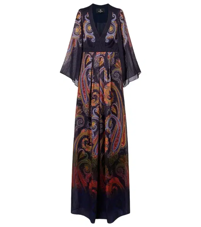 Paisley maxi dress