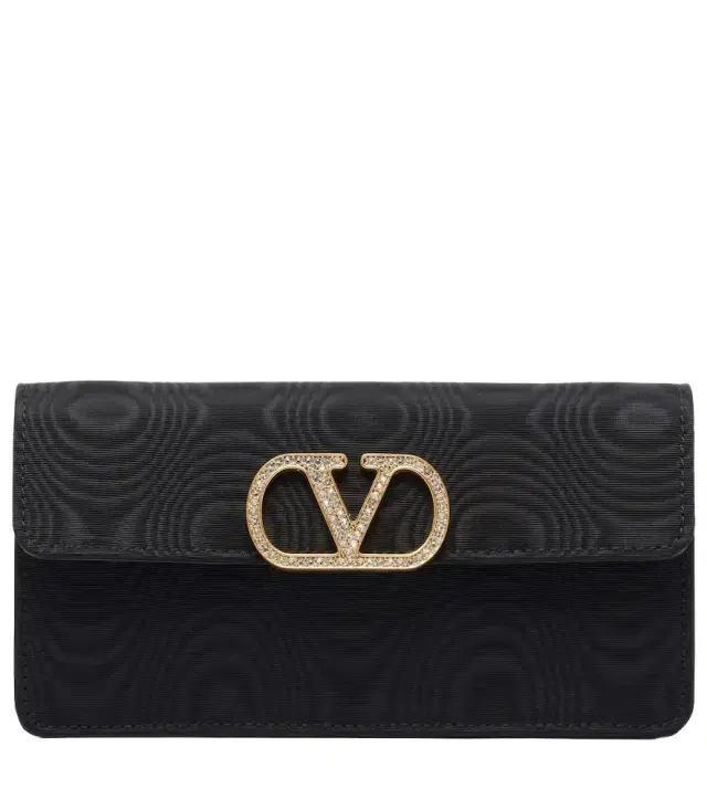 Valentino Garavani VLogo Mini moire clutch