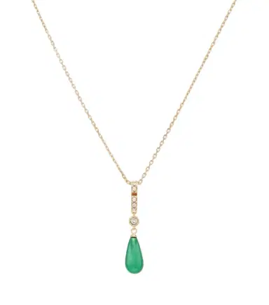 Valentino VLogo Swarovski-embellished pendant necklace | Thumbnail 1 Valentino VLogo Swarovski-embellished pendant necklace | Thumbnail 1