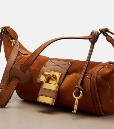 Chloé Chloé Paddington Small suede shoulder bag | Thumbnail 3