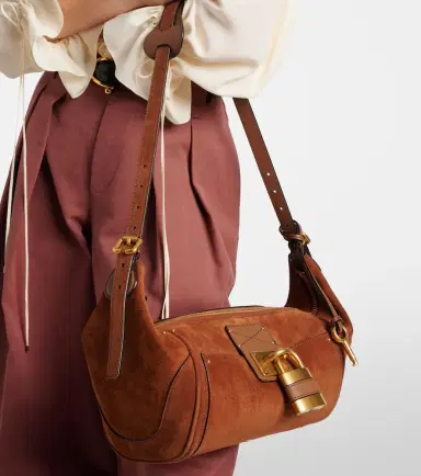 Chloé Chloé Paddington Small suede shoulder bag | Thumbnail 5