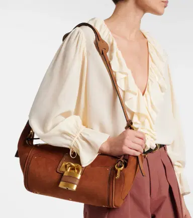 Chloé Chloé Paddington Small suede shoulder bag | Thumbnail 6