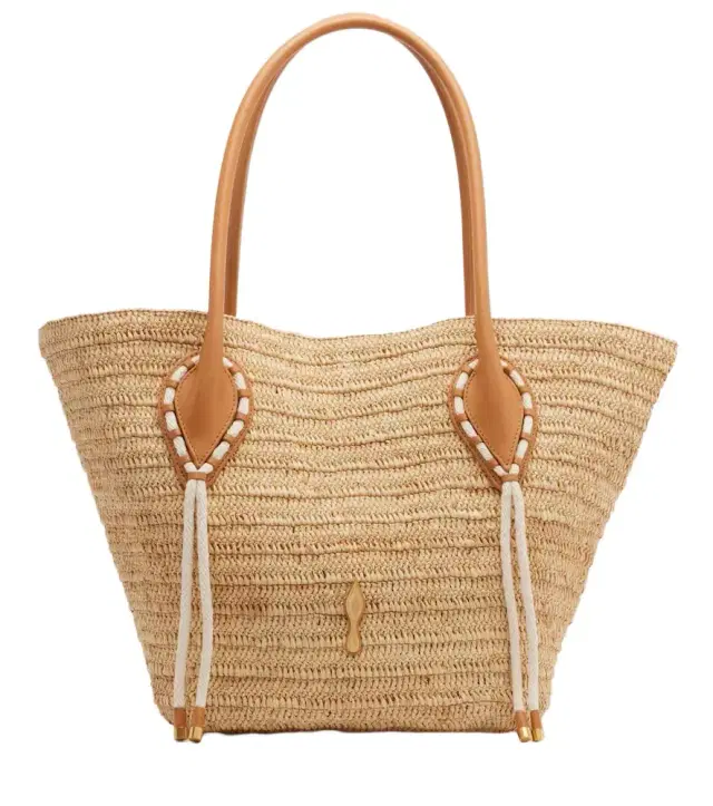 Venus raffia tote bag