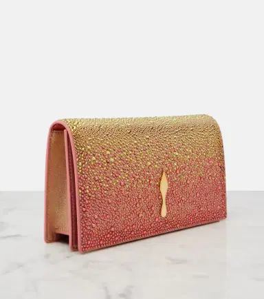 Christian Louboutin Bettina embellished leather clutch | Thumbnail 2